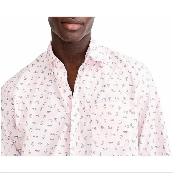 J. Crew Stretch Secret Wash Shirt in Tossed Branch - Picture 8 of 8